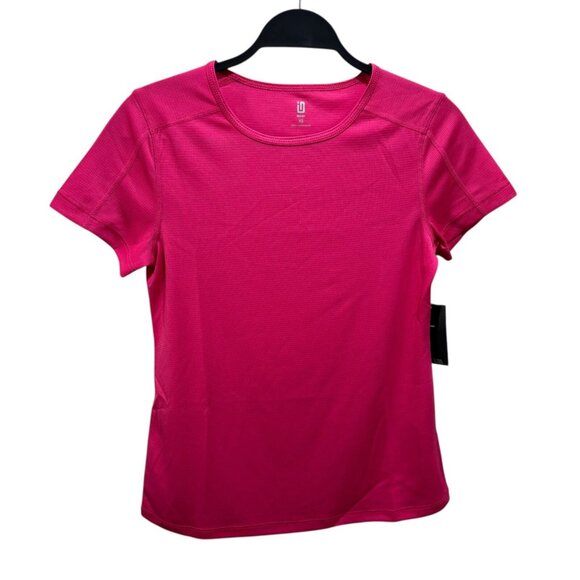 Ideology Tops - Ideology Womens Size XS Fiery Pink‎ Mesh Athletic Athleisure Wicking T-Shirt NWT